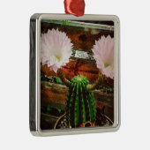 Blooming Cactus #succulent Ornament Aus Metall (Rechts)