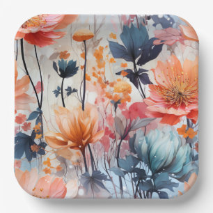 Blooming Charm Pappteller