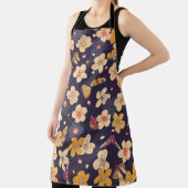 blooming cherry and butterflies seamless pattern.  schürze (InSitu)