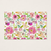 Blooming Chic Shower Geschenk Registrierungskarte  (Rückseite)