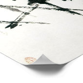 Blooming Chrysanthemum Poster (Ecke)