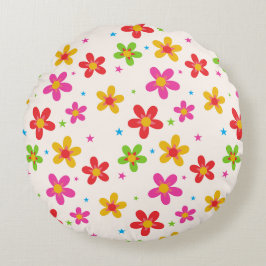 Blooming Comfort, Summer Style!" Rundes Kissen