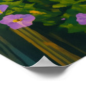 Blooming Corner - Vibranding European Street Poster (Ecke)