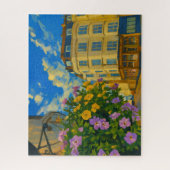 Blooming Corner - Vibranding European Street Puzzle (Vertikal)