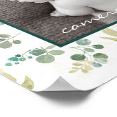 Blooming Delight Pattern Poster (Ecke)