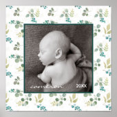 Blooming Delight Pattern Poster (Vorne)