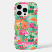 Blooming Desert Cacti Personalized Case-Mate iPhone Hülle (Rückseite)
