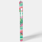 Blooming Desert Cacti Personalized Case-Mate iPhone Hülle (Rückseite / Links)