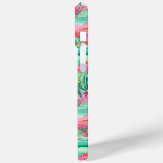 Blooming Desert Cacti Personalized Case-Mate iPhone Hülle (Rückseite / Links)