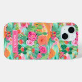 Blooming Desert Cacti Personalized Case-Mate iPhone Hülle (Rückseite (Horizontal))