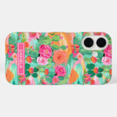 Blooming Desert Cacti Personalized Case-Mate iPhone Hülle (Rückseite (Horizontal))