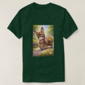 Blooming donkey T-Shirt (Design vorne)