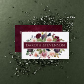 Blooming Figs | Elegantes Branding in Wasserfarben Visitenkarte