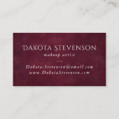 Blooming Figs | Elegantes Branding in Wasserfarben Visitenkarte (Rückseite)