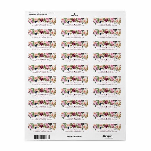 Blooming Figs | Moody Floral and Heart Address (Vorne)