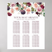 Blooming Figs | Moody Rustic Fruchtsitzdiagramm Poster (Vorne)