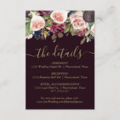 Blooming Figs | Moody Rustic Fruit Blossom Details Begleitkarte (Vorderseite)