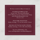 Blooming Figs | Moody Rustic Fruit Blossom Details Begleitkarte (Rückseite)