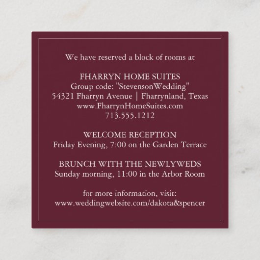 Blooming Figs | Moody Rustic Fruit Blossom Details Begleitkarte (Rückseite)