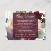 Blooming Figs | Moody Rustic Fruit Blossom Details Begleitkarte (Vorderseite)