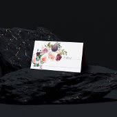 Blooming Figs | Moody Rustic Fruit Elegant Blossom Platzkarte