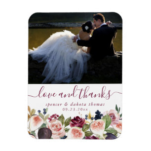 Blooming Figs   Moody Rustic Fruit Photo Thank You Magnet