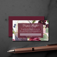 Blooming Figs | Rustic Fruit Blossom Diaper Raffel