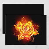 Blooming Fire Rose Ankündigung (Vorne/Hinten)