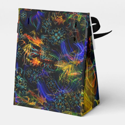 Blooming Fireworks Exotic Explosion Birthday Geschenkschachtel (Rückseite)