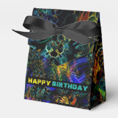 Blooming Fireworks Exotic Explosion Birthday Geschenkschachtel (Vorderseite)