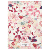 Blooming Florals Clipboard Klemmbrett (Rückseite)