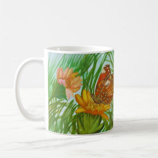 Blooming flower garden kaffeetasse (Links)