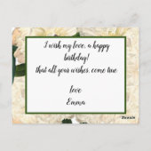 Blooming flower garden postkarte (Rückseite)