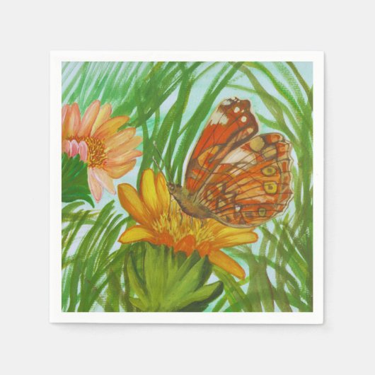 Blooming flower garden serviette (Vorderseite)