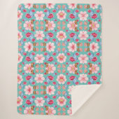 Blooming flower garden sherpadecke (Vorderseite)