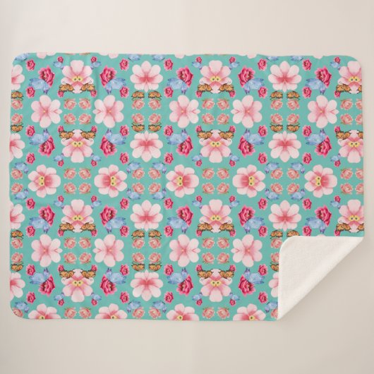 Blooming flower garden sherpadecke (Vorderseite (Horizontal))