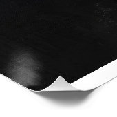 Blooming Flowers Covered with Flowing Artistic Pai Poster (Ecke)