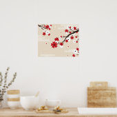 Blooming flowers poster (Küche)