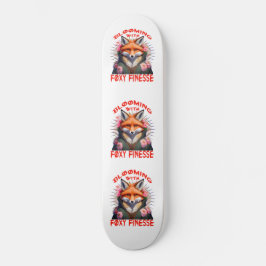 Blooming Fox Fashion Ästhetik Skateboard