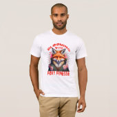 Blooming Fox Fashion Ästhetik T-Shirt (Vorne ganz)