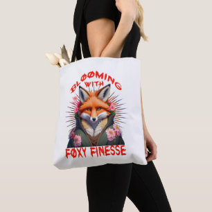 Blooming Fox Fashion Ästhetik Tasche