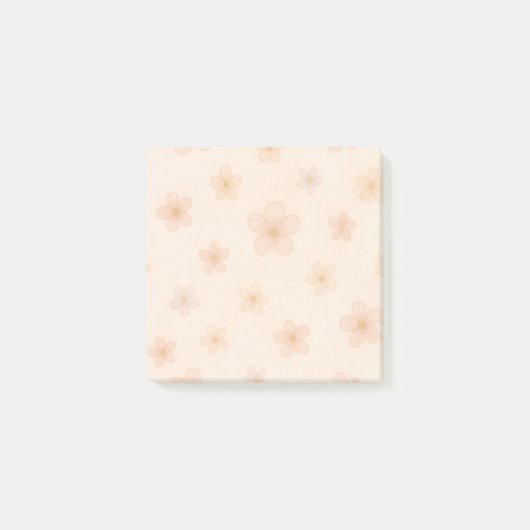 Blooming Garden Rose Sticky Notes Post-it Klebezettel (Vorderseite)