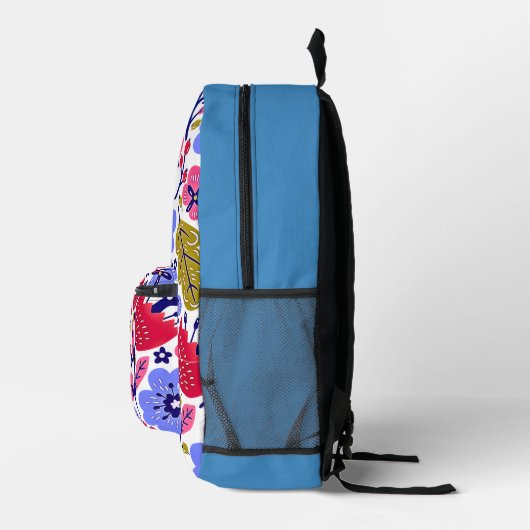 BLOOMING GARDEN & SEDS-Rucksack Druck Schnitt Näht Bedruckter Rucksack (Rechts)