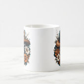 Blooming Gears: Steampunk Cowboy Stil. Kaffeetasse (Mittel)