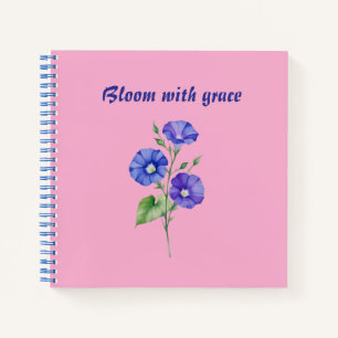 🌸 Blooming Grace Notebook 🌸 Notizblock