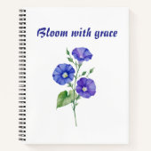 🌸 Blooming Grace Notebook 🌸 Notizblock (Vorderseite)