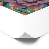 Blooming Heart Poster (Ecke)