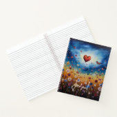 Blooming Hearts Motivierend Journal-Notebook Notizblock (Innenseite)