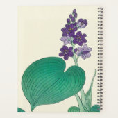 Blooming Hosta von Ohara Koson, Japanisch Planer (Rückseite)