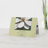 Blooming in Lochmara Bush Grußkarte Karte (Rückseite)